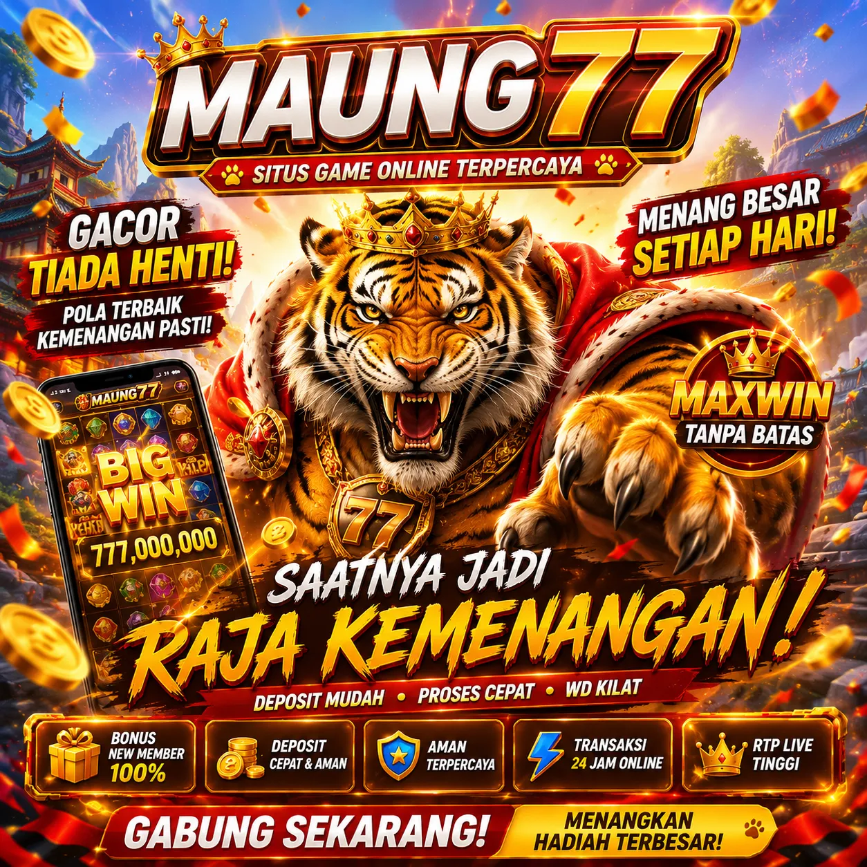 Maung77 Banner